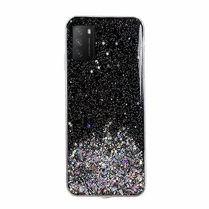 Wozinsky Star Glitter Shining Cover (Xiaomi Poco M3 / Redmi 9T) black