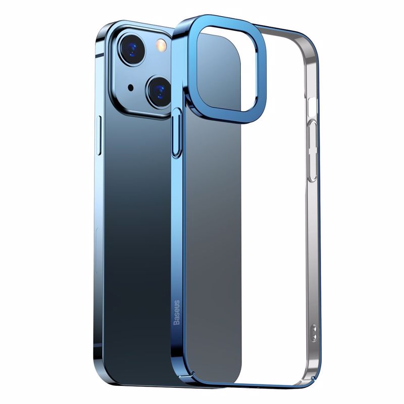 Baseus Electroplating Armor Back Cover Case (iPhone 13) blue (ARMC000603)