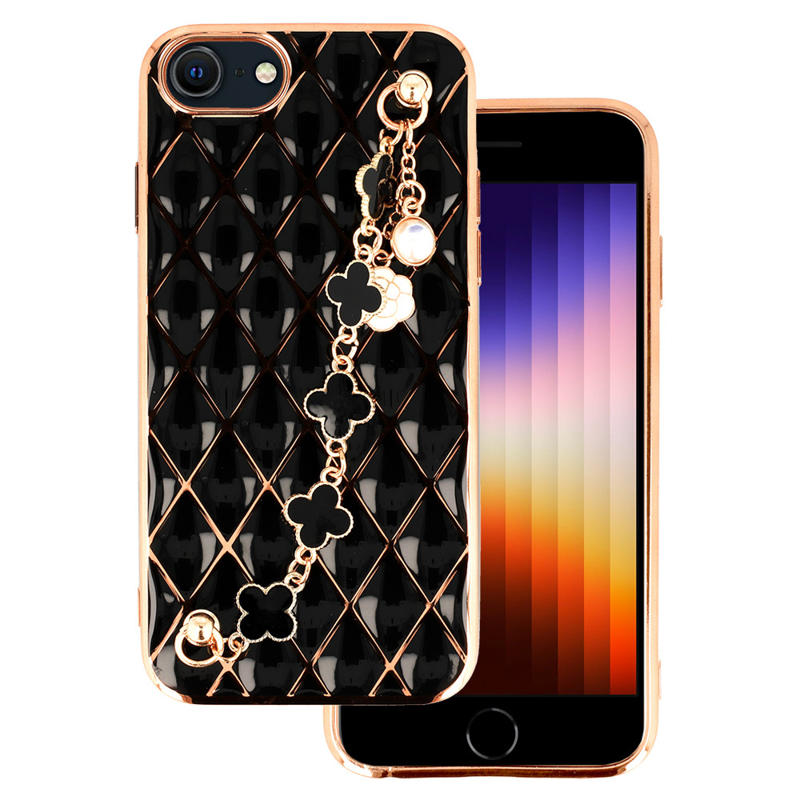 Lux Chain Series Back Cover Case (iPhone SE 2 / 8 / 7) design 5 black