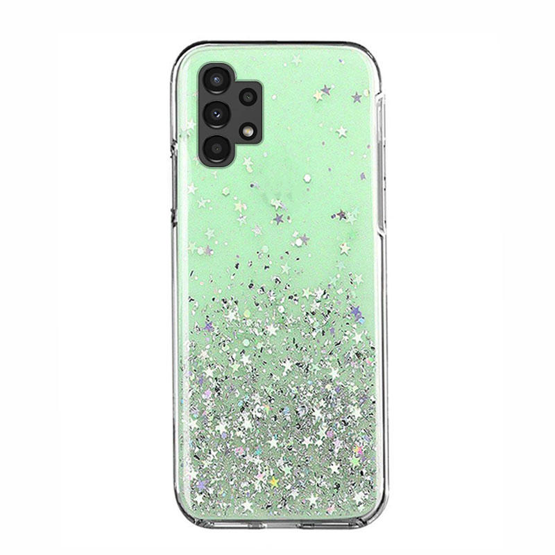 Wozinsky Star Glitter Shining Cover (Samsung Galaxy A32 4G) green