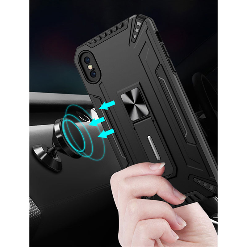 Shock Armor Case Back Cover (Samsung Galaxy S21) black