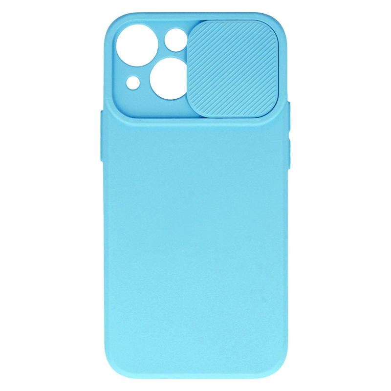Camshield Soft Case Back Cover (iPhone 14 Pro Max) light-blue