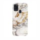 Marble Stone Case Back Cover (Samsung Galaxy A21S) design 2 grey-gold