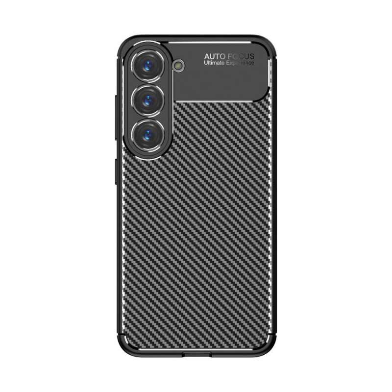 Carbon Fiber Case Back Cover (Samsung Galaxy S23 Plus) black