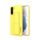 Wozinsky Kickstand Flexible Back Cover Case (Samsung Galaxy S21 Plus) yellow