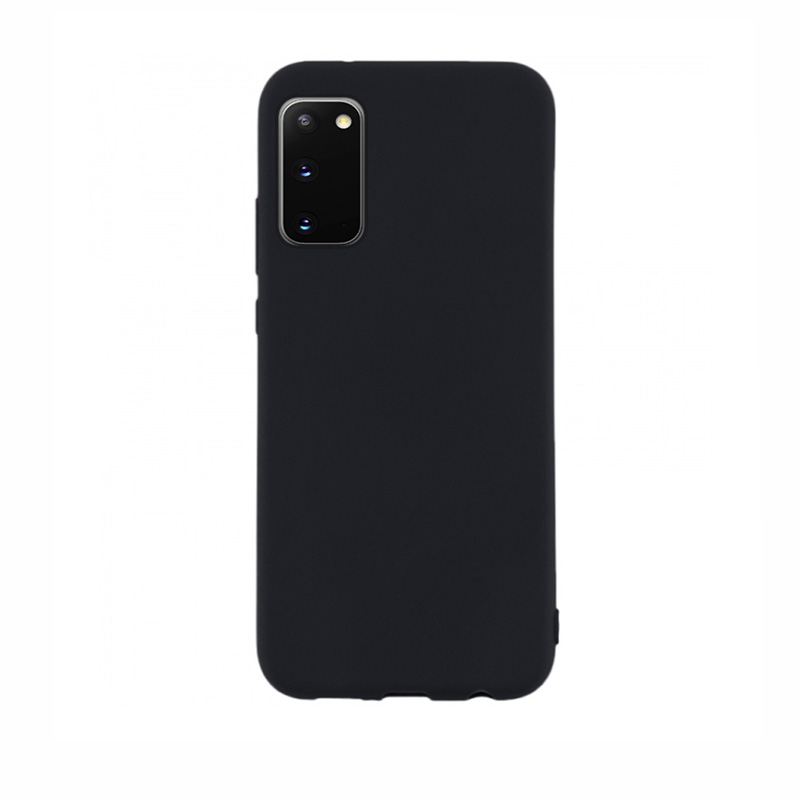 Soft Matt Case Back Cover (Samsung Galaxy A03S) black