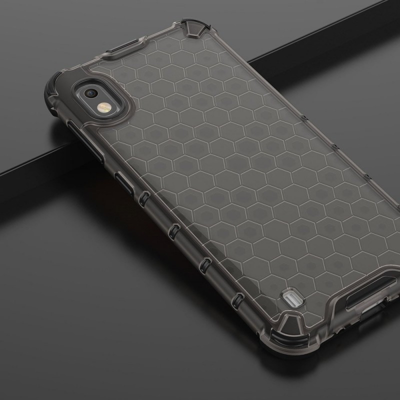 Honeycomb Armor Shell Case (Samsung Galaxy A10) black