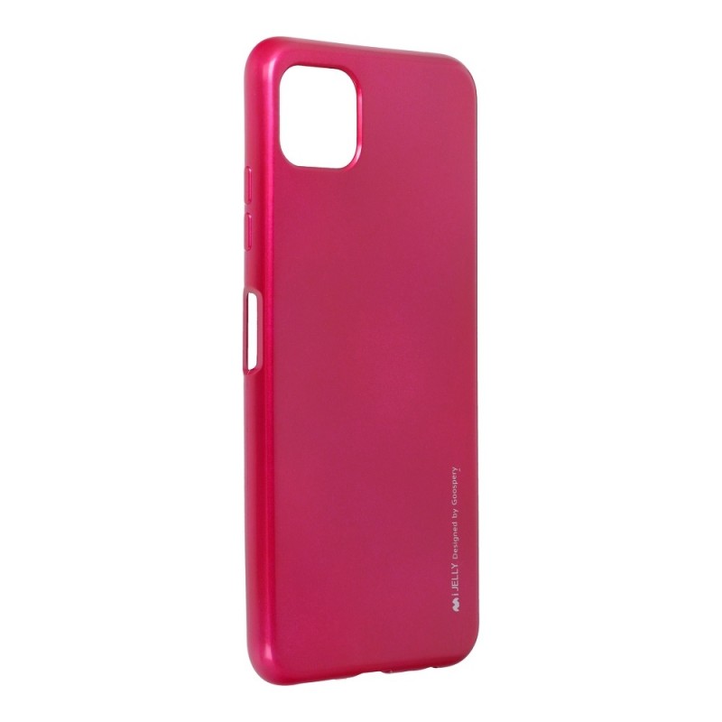 Goospery i-Jelly Case Back Cover (Samsung Galaxy A22 5G) hot-pink