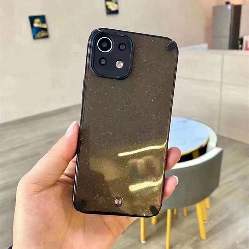 Armor Glitter Back Cover Case (Xiaomi Mi 11 Lite) black