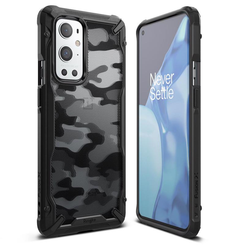 Ringke Fusion-X Camo Back Case (OnePlus 9 Pro) camo black (XDOP0009)