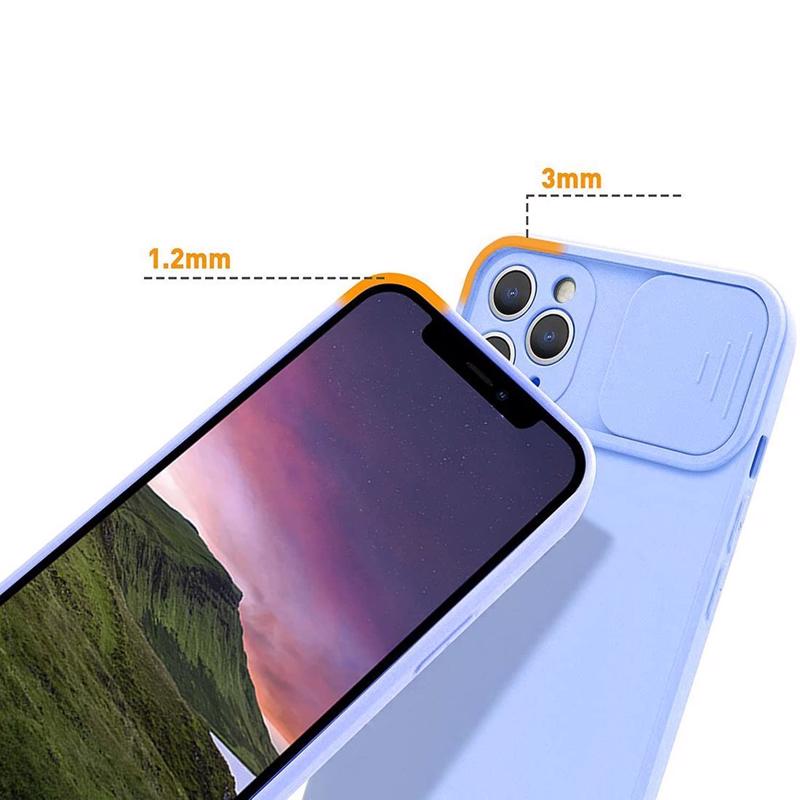 Nexeri Cam Slider Case Back Cover (Samsung Galaxy S21) light-blue