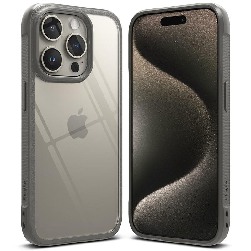 Ringke Fusion Bold Back Cover (iPhone 15 Pro Max) grey