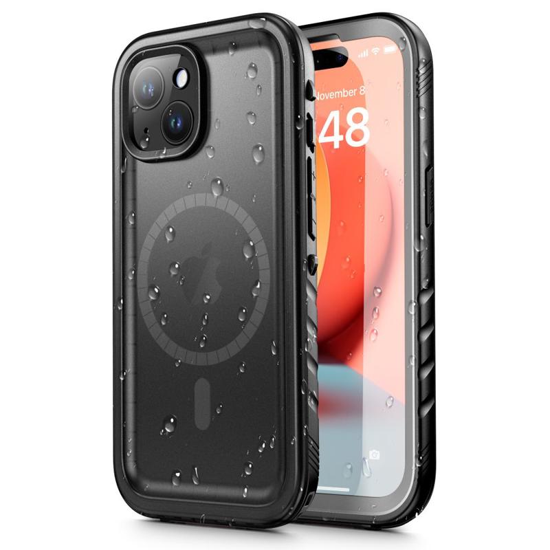 Tech-Protect Shellbox IP68 WaterProof Case (iPhone 15) black