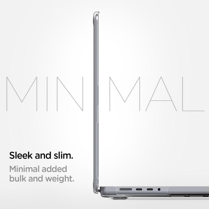 Spigen® Thin Fit™ ACS04210 Case (Apple Macbook Pro 16 2021/23) crystal clear