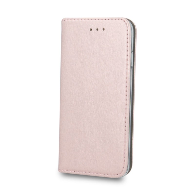 Smart Magnetic Leather Book Cover (Samsung Galaxy A10) rose gold