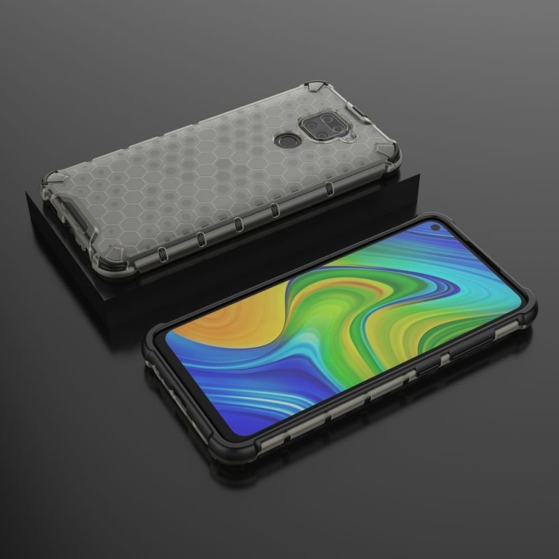 Honeycomb Armor Shell Case (Samsung Galaxy A22 5G) clear