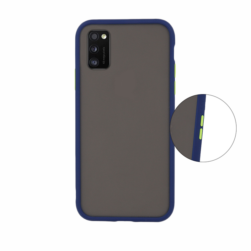 Colored Buttons Case Back Cover (Samsung Galaxy A41) blue