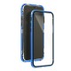 Magnetic 360 Case Front and Back Glass (iPhone 12 Mini) blue