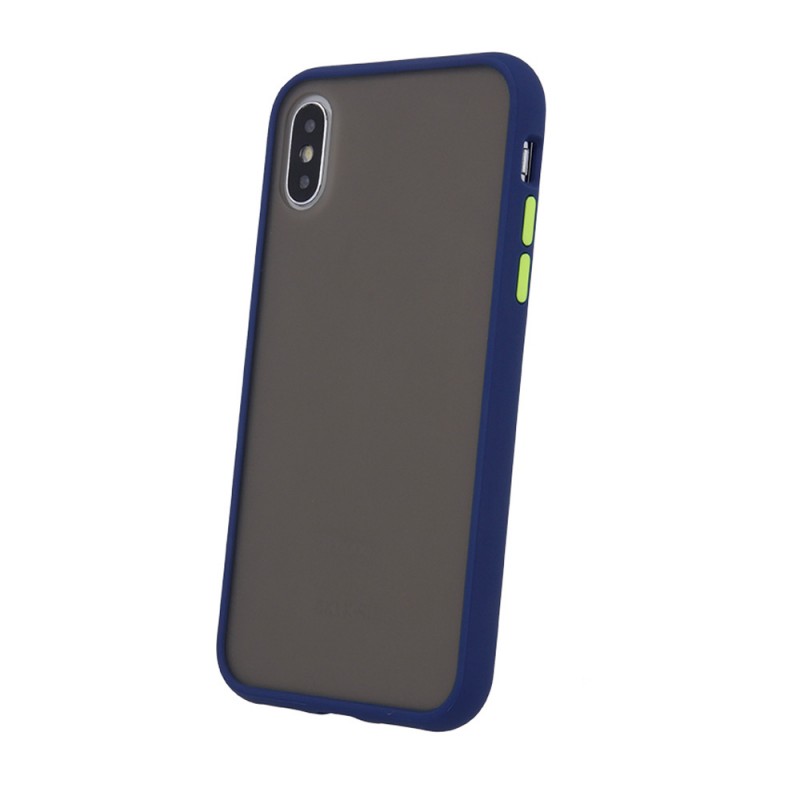 Colored Buttons Case Back Cover (iPhone XS Max) blue