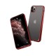 Clear Matt Electro Case Back Cover (Samsung Galaxy S20 Plus) red