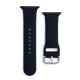 Silicone Λουράκι Pin Buckle APS Band (Apple Watch All Models) (42/44/45/49mm) black