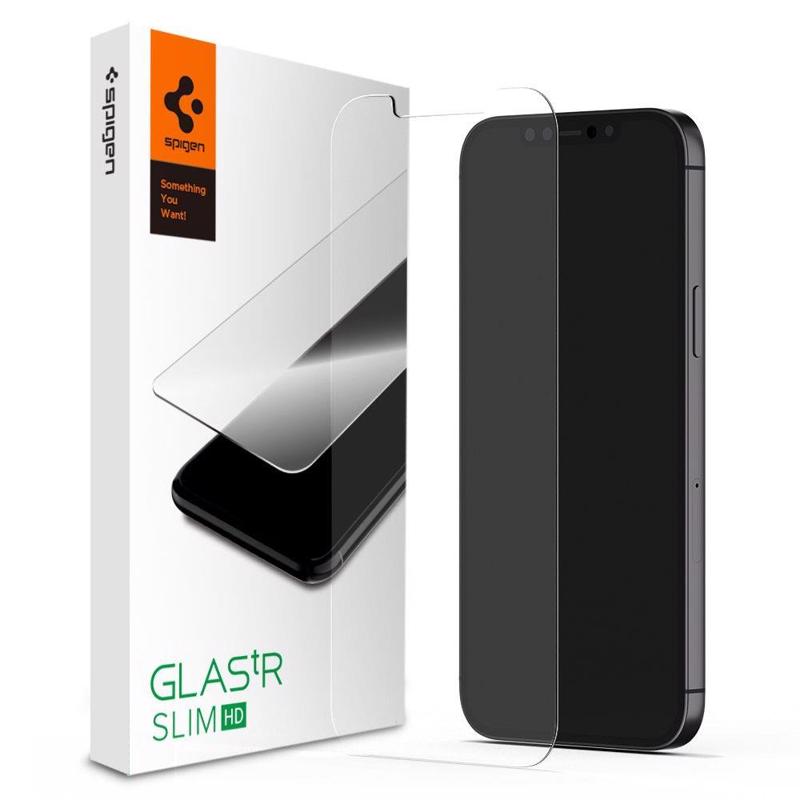 Spigen® GLAS.tR™ Slim Tempered Glass (iPhone 12 / 12 Pro)