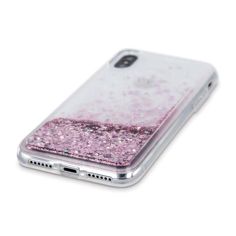 Liquid Crystal Glitter Armor Back Cover (iPhone 14 Pro Max) purple