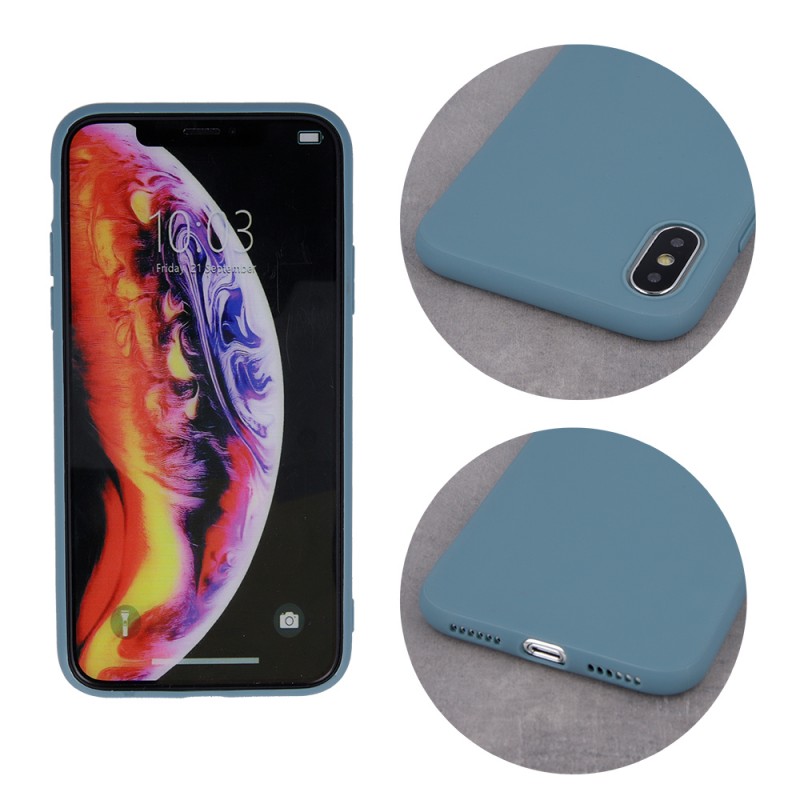 Soft Matt Case Back Cover (Huawei P40) grey-blue