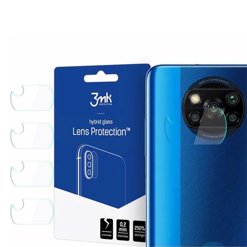 3MK Flexible Camera Lens Protector (Xiaomi Poco X3 NFC / X3 PRO) 4pcs set