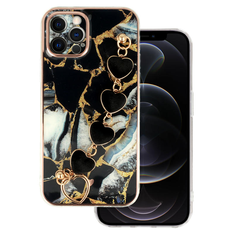 Lux Chain Series Back Cover Case (iPhone 12 Pro) design 1 black