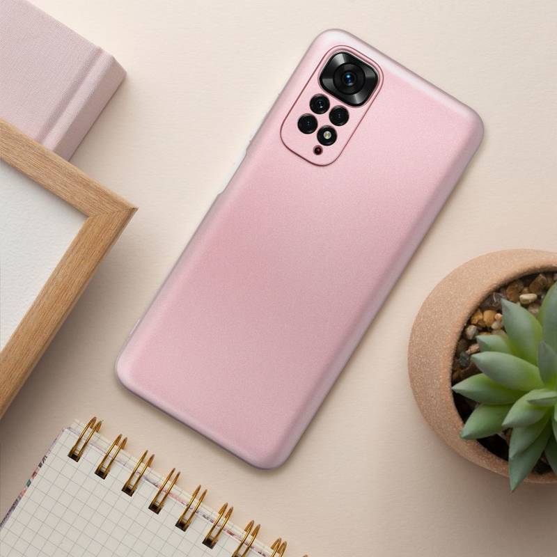 Forcell Metallic Back Cover Case (Xiaomi Redmi Note 11 / 11S 4G) pink
