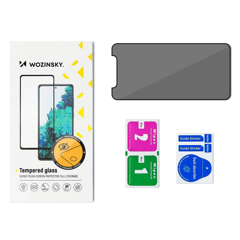 Wozinsky Anti Spy Full Face Privacy Tempered Glass (Samsung Galaxy S23 Plus)