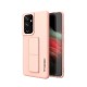 Wozinsky Kickstand Flexible Back Cover Case (Samsung Galaxy S21 Ultra) pink