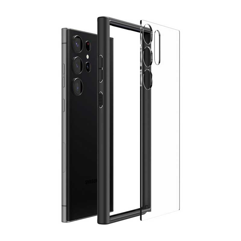 Spigen® Ultra Hybrid™ ACS05618 Case (Samsung Galaxy S23 Ultra) matte black