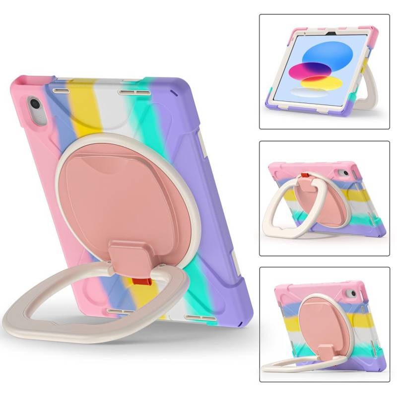 Tech-Protect X-Armor Back Cover Stand Case (iPad 10.9 2022) baby color