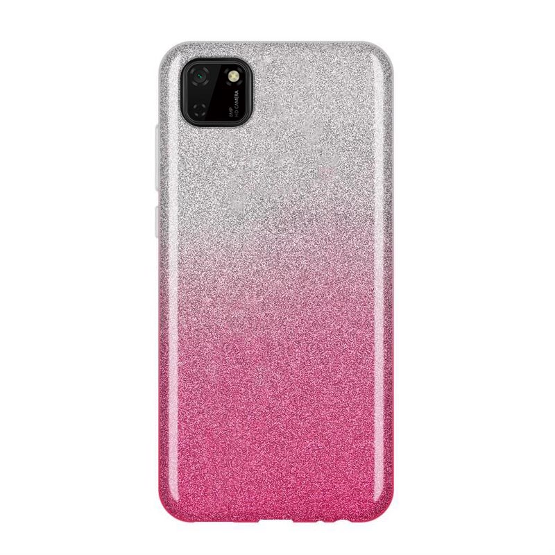 Glitter Shine Case Back Cover (Huawei Y5p) silver-pink