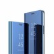 Clear View Case Book Cover (Samsung Galaxy A40) blue