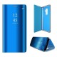 Clear View Case Book Cover (Samsung Galaxy A40) blue