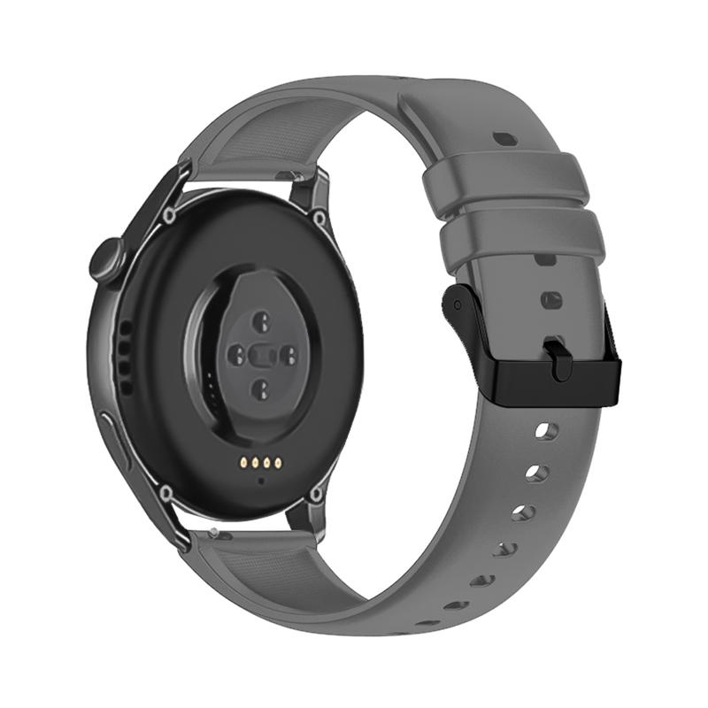 Strap One Line Λουράκι Σιλικόνης (Huawei Watch GT 3) (42mm) dark grey