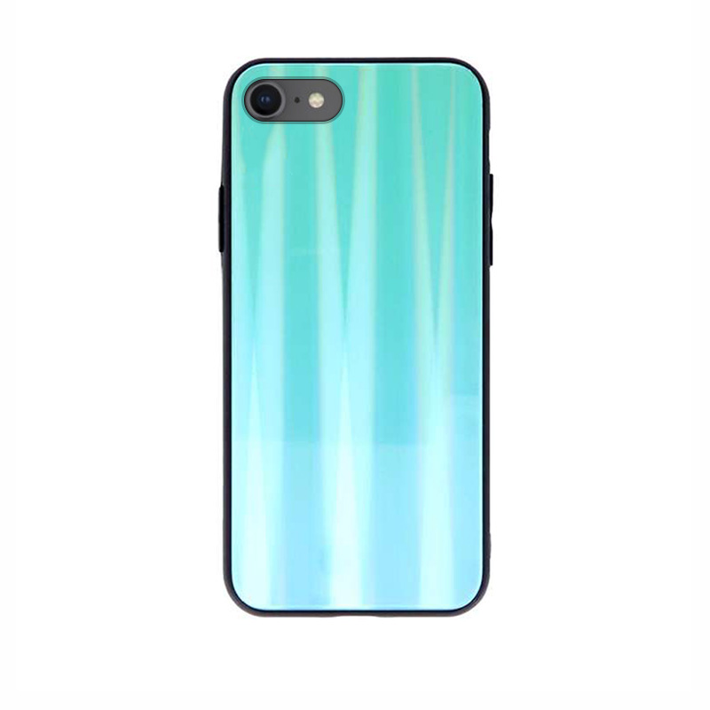 Aurora Glass Case Back Cover (iPhone SE 2 / 8 / 7) neo mint