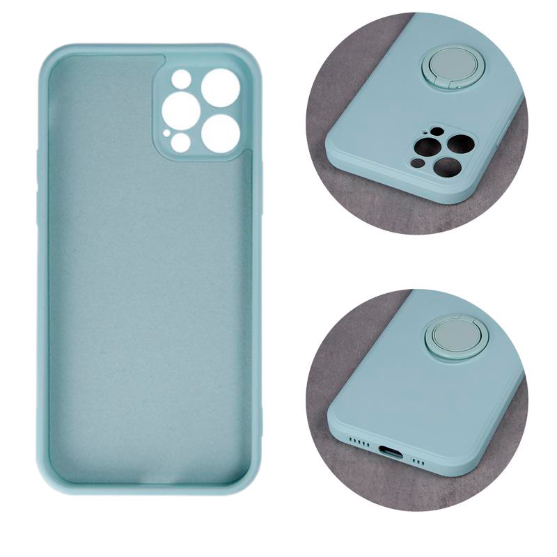 Finger Grip Case Back Cover (iPhone 13 Pro) mint