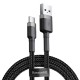 Baseus Cafule Cable Braided Type-C QC3.0 2M (CATKLF-CG1) black-grey