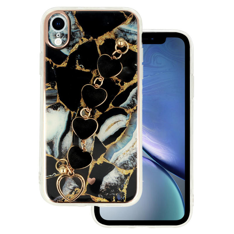 Lux Chain Series Back Cover Case (iPhone XR) design 1 black