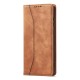 Magnet Fancy Wallet Case (iPhone 13 Pro Max) brown