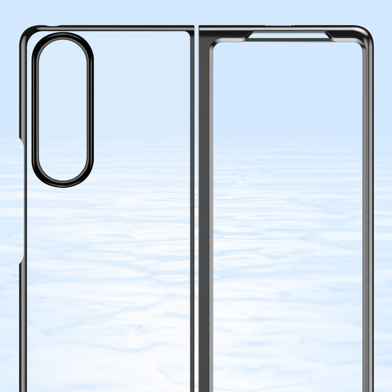 Hard Plated PC Case Back Cover (Samsung Galaxy Z Fold 4) black