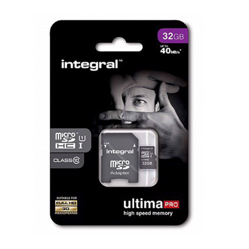 Integral Ultima PRO microSDHC 32GB C10 UHS-I 90 MB/s