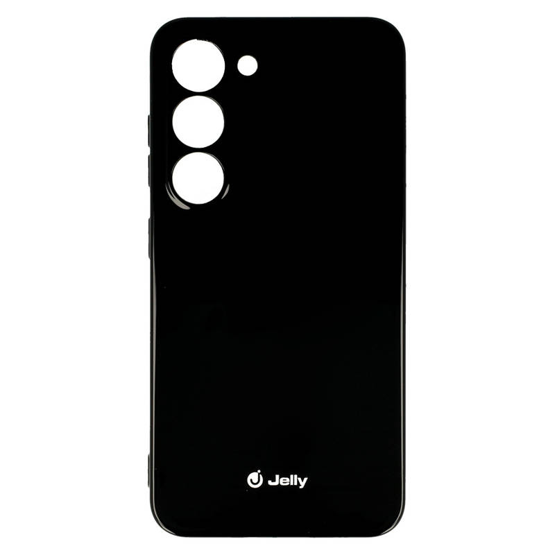 Silicone Jelly Back Case (Samsung Galaxy S23) black