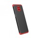 GKK 360 Full Body Cover (Xiaomi Redmi Note 9) black-red