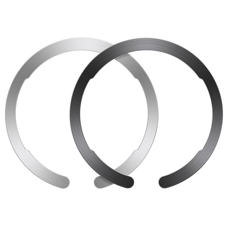 ESR Halolock Magsafe Universal Magnetic Ring 2-Pack (black-silver)