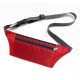 Running Belt Canvas with Headphone Cutout (red)